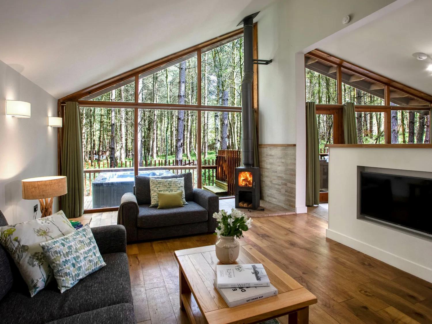 Blackwood Forest Cabins - Forest Holidays Popham Eksteriør billede